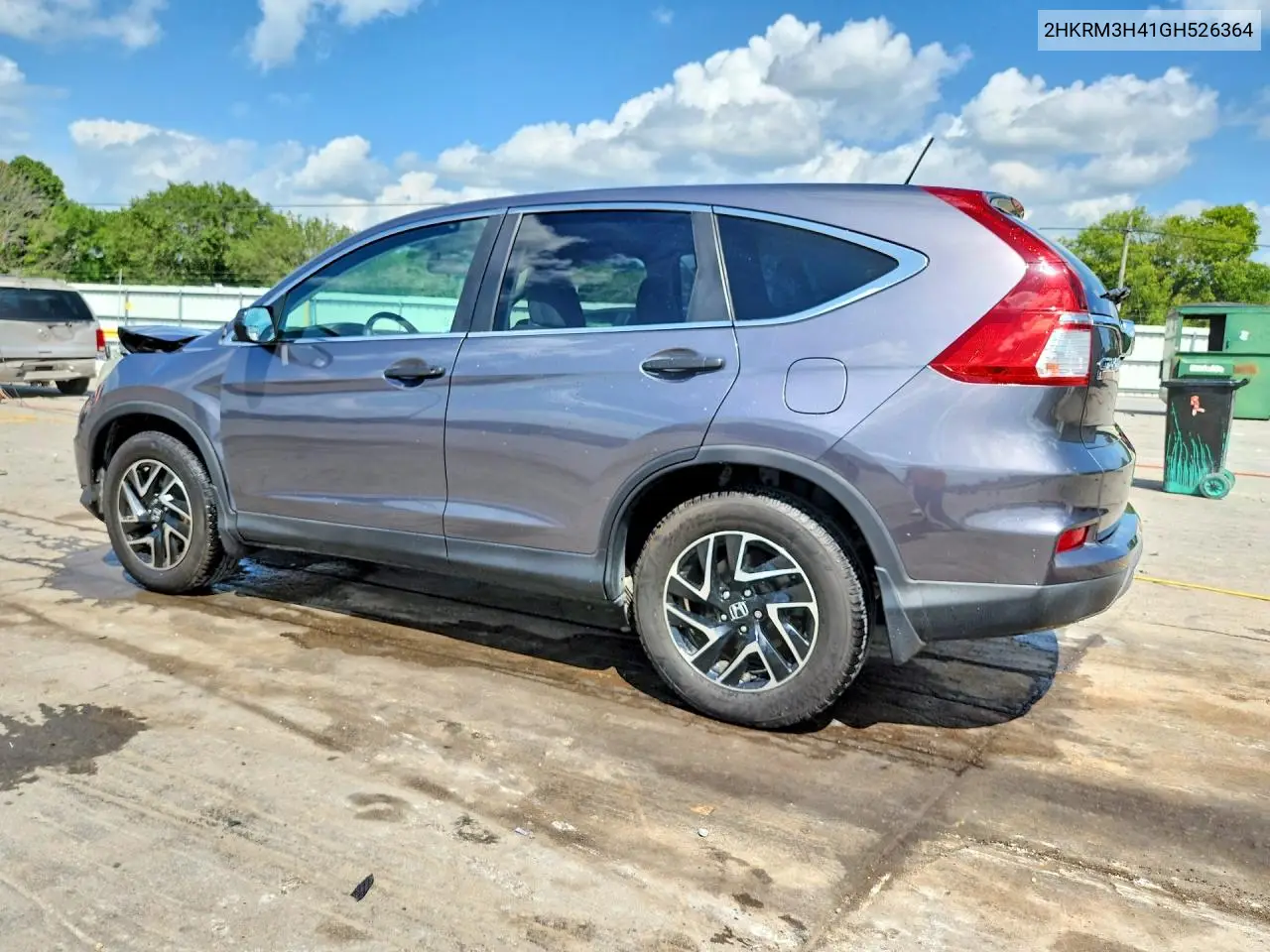 2016 Honda Cr-V Se VIN: 2HKRM3H41GH526364 Lot: 62105076