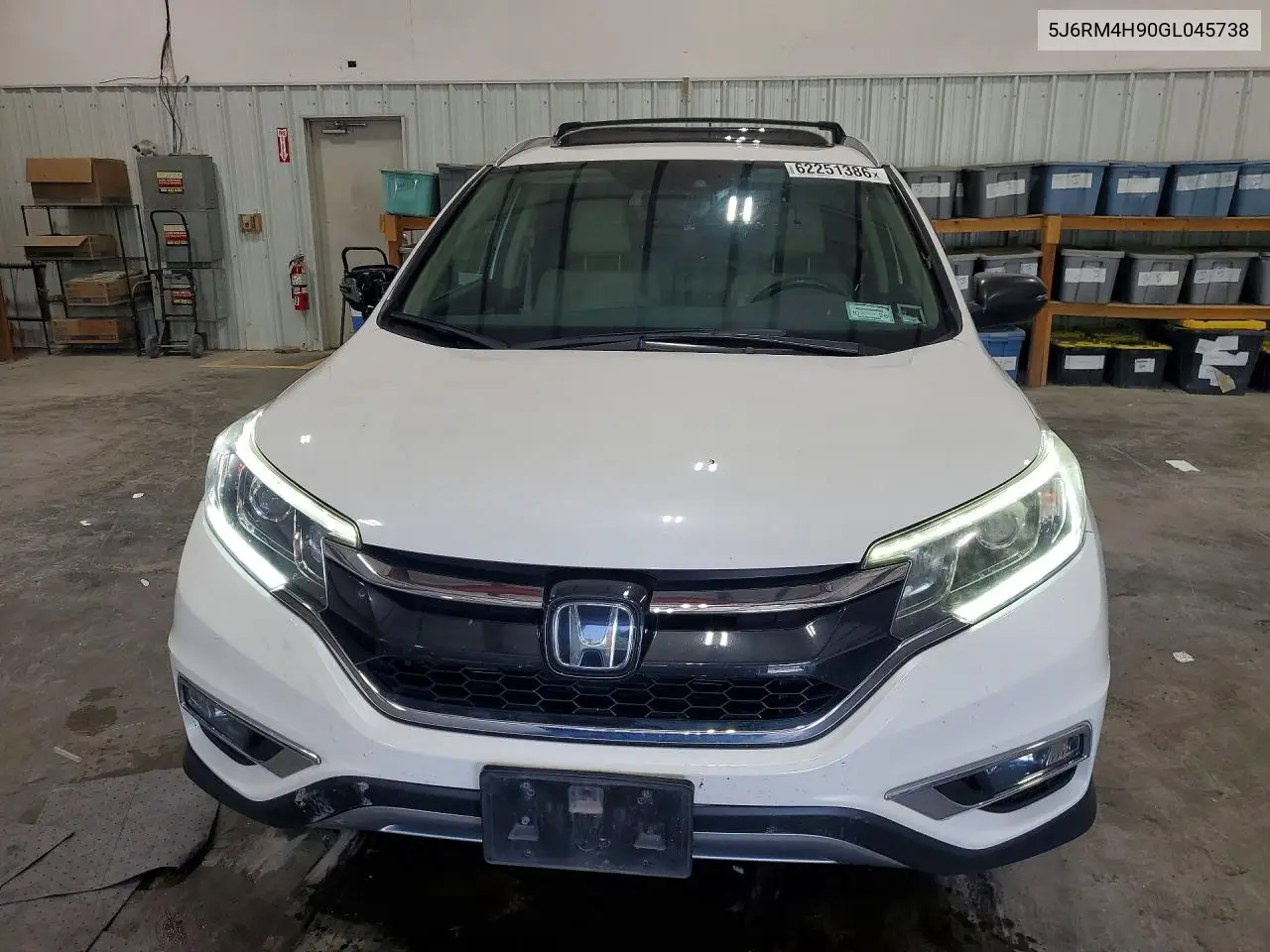 2016 Honda Cr-V Touring VIN: 5J6RM4H90GL045738 Lot: 62251386