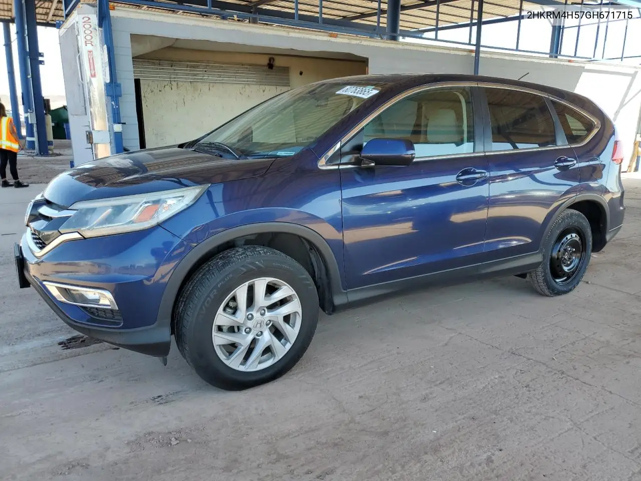 2HKRM4H57GH671715 2016 Honda Cr-V Ex