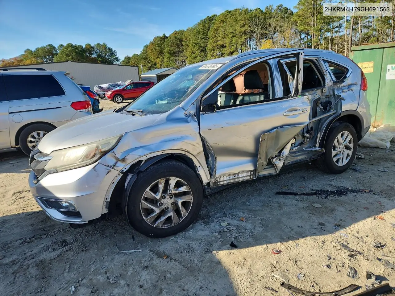 2HKRM4H79GH691563 2016 Honda Cr-V Exl