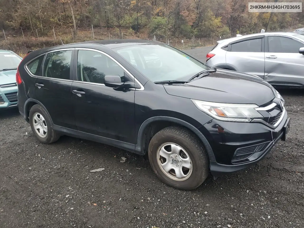 2HKRM4H34GH703695 2016 Honda Cr-V Lx