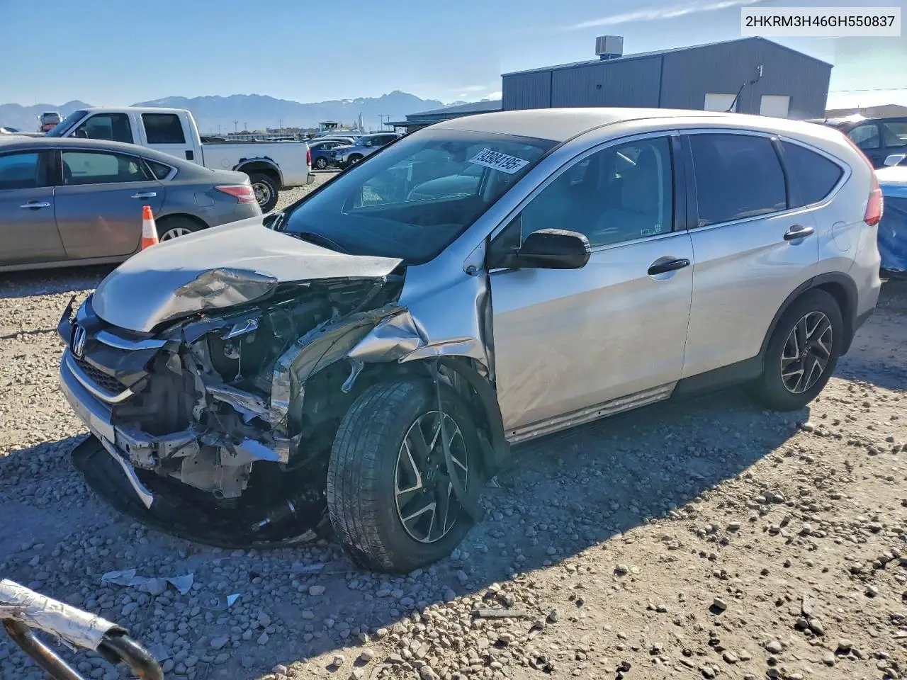 2HKRM3H46GH550837 2016 Honda Cr-V Se