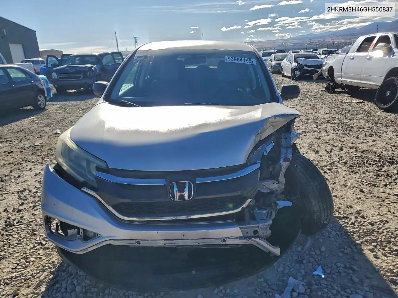 2HKRM3H46GH550837 2016 Honda Cr-V Se