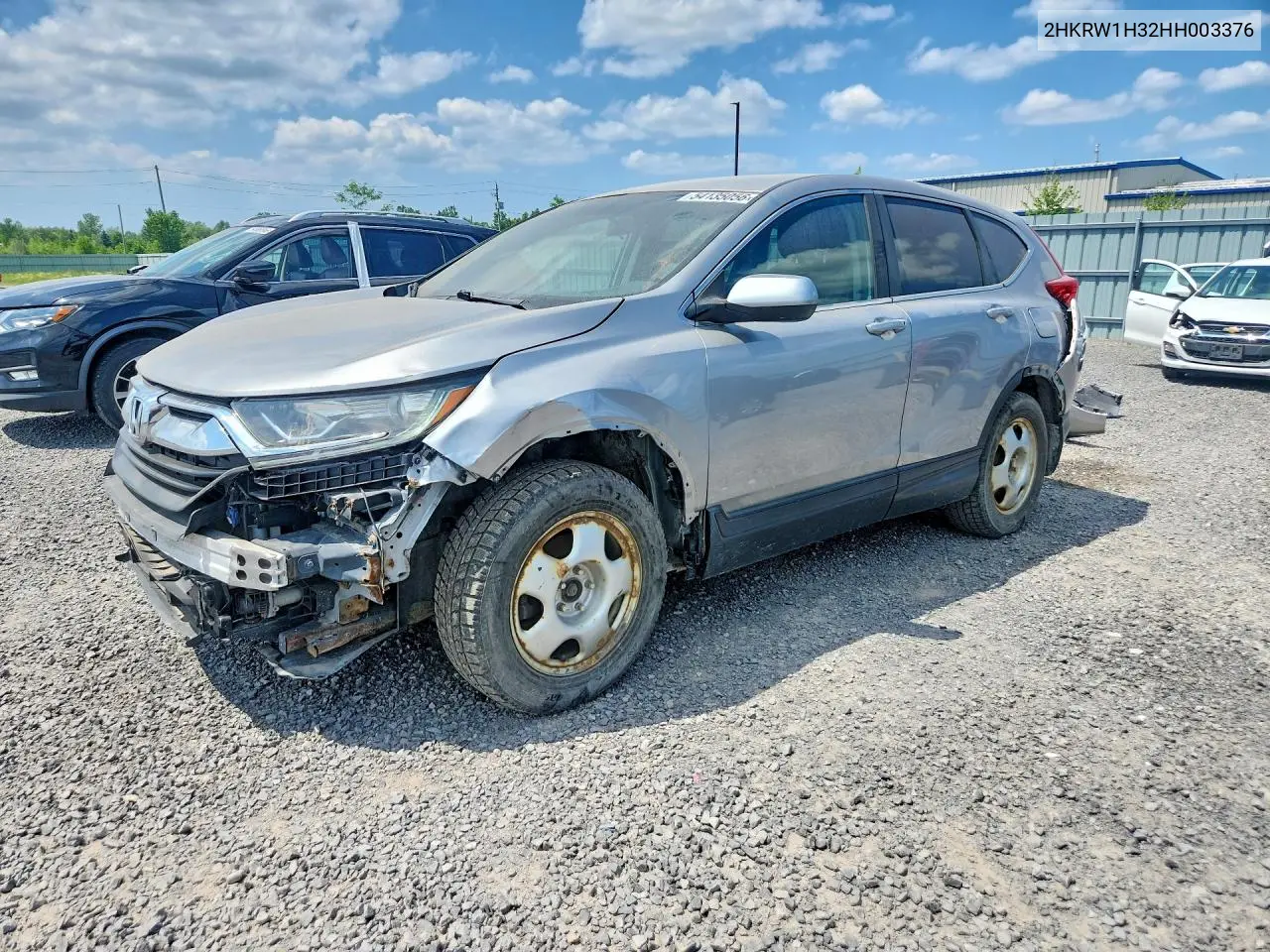 2017 Honda Cr-V Lx VIN: 2HKRW1H32HH003376 Lot: 54135056