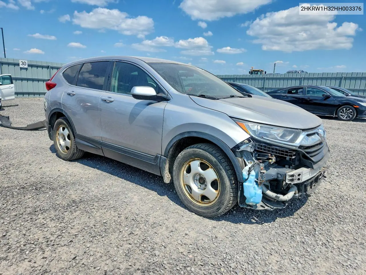 2017 Honda Cr-V Lx VIN: 2HKRW1H32HH003376 Lot: 54135056