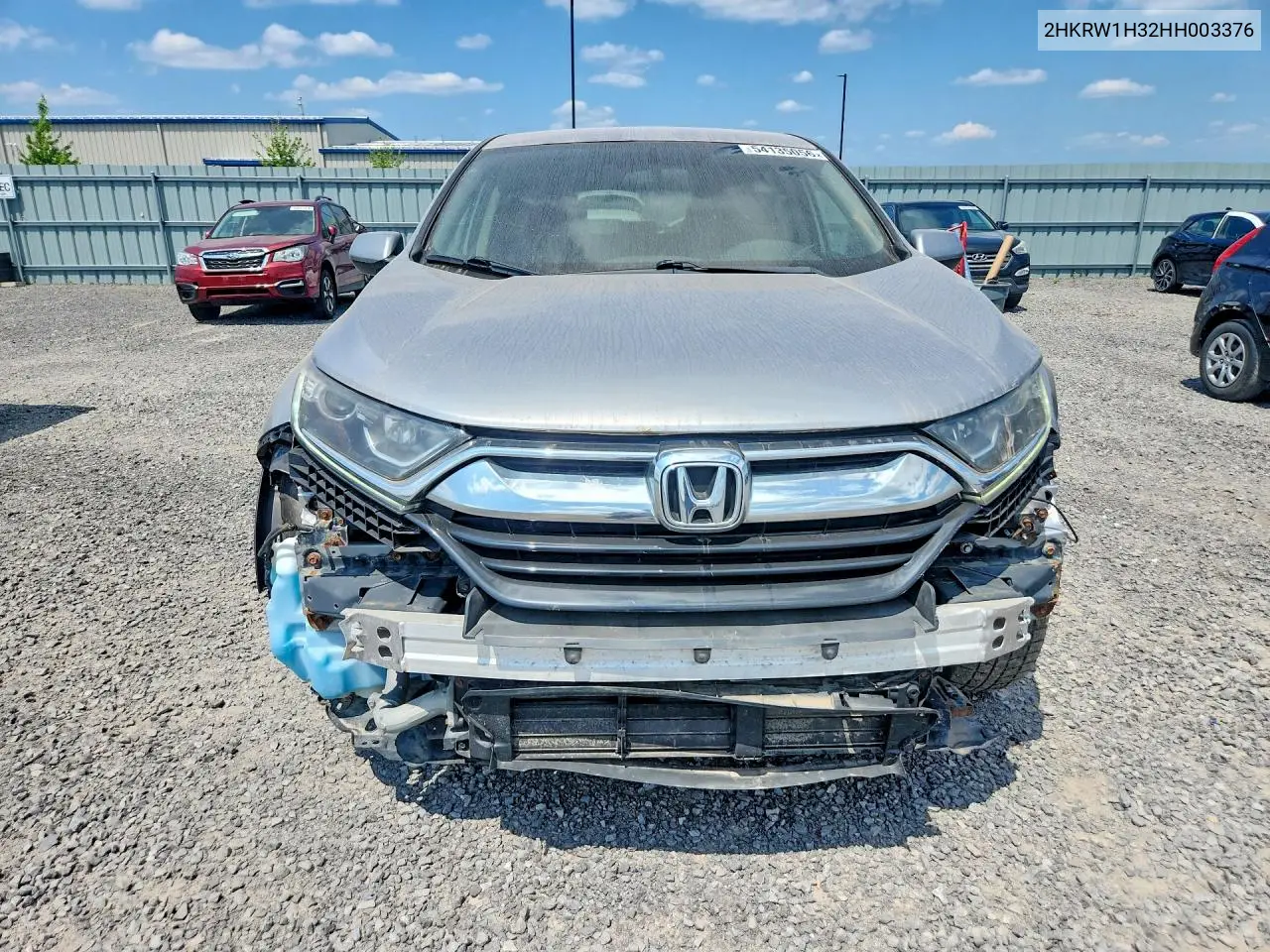 2017 Honda Cr-V Lx VIN: 2HKRW1H32HH003376 Lot: 54135056