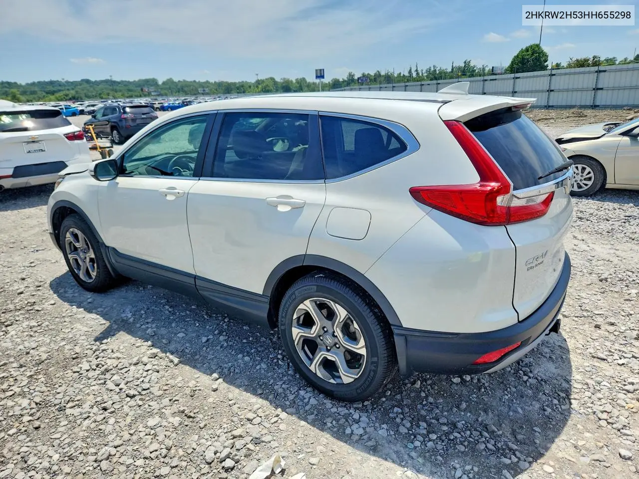 2017 Honda Cr-V Ex VIN: 2HKRW2H53HH655298 Lot: 59123226