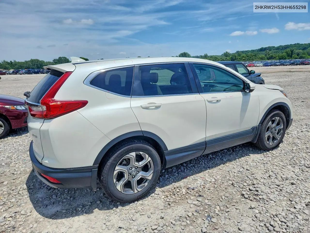 2017 Honda Cr-V Ex VIN: 2HKRW2H53HH655298 Lot: 59123226