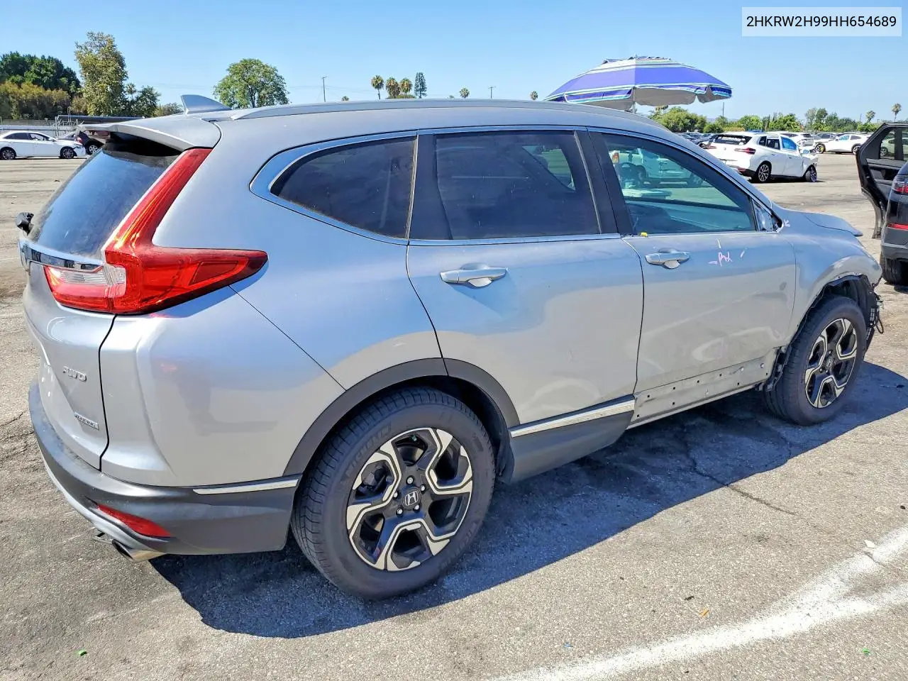 2017 Honda Cr-V Touring VIN: 2HKRW2H99HH654689 Lot: 60022616