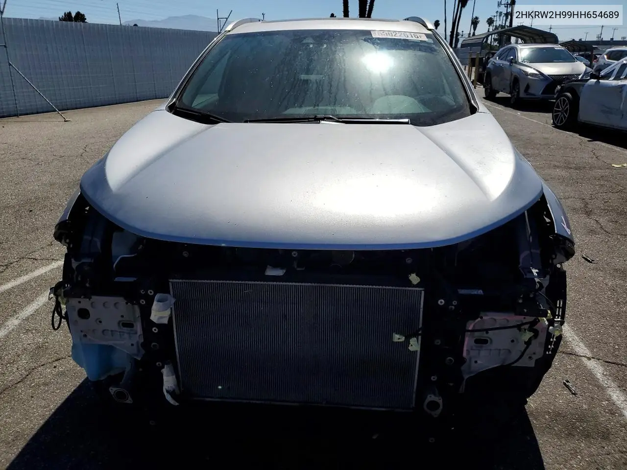 2017 Honda Cr-V Touring VIN: 2HKRW2H99HH654689 Lot: 60022616