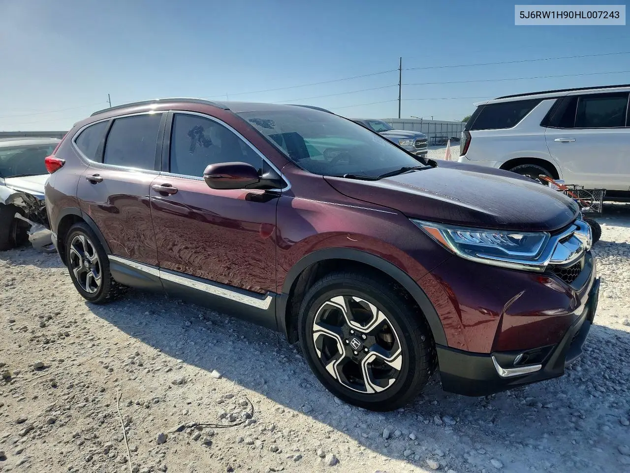 2017 Honda Cr-V Touring VIN: 5J6RW1H90HL007243 Lot: 60222066