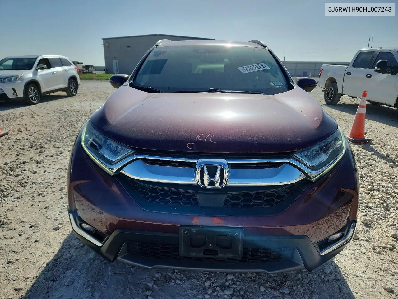 2017 Honda Cr-V Touring VIN: 5J6RW1H90HL007243 Lot: 60222066
