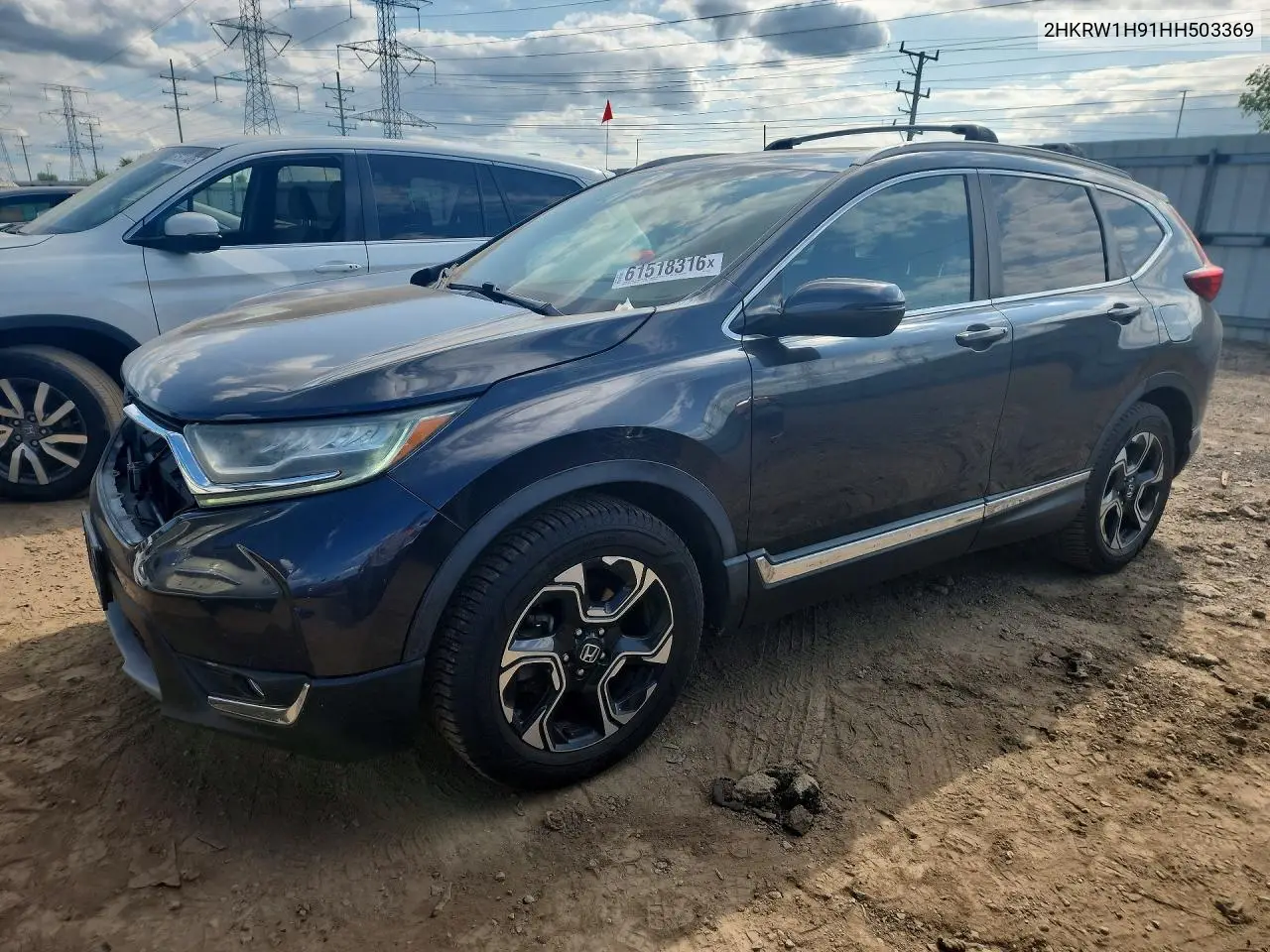 2017 Honda Cr-V Touring VIN: 2HKRW1H91HH503369 Lot: 61518316