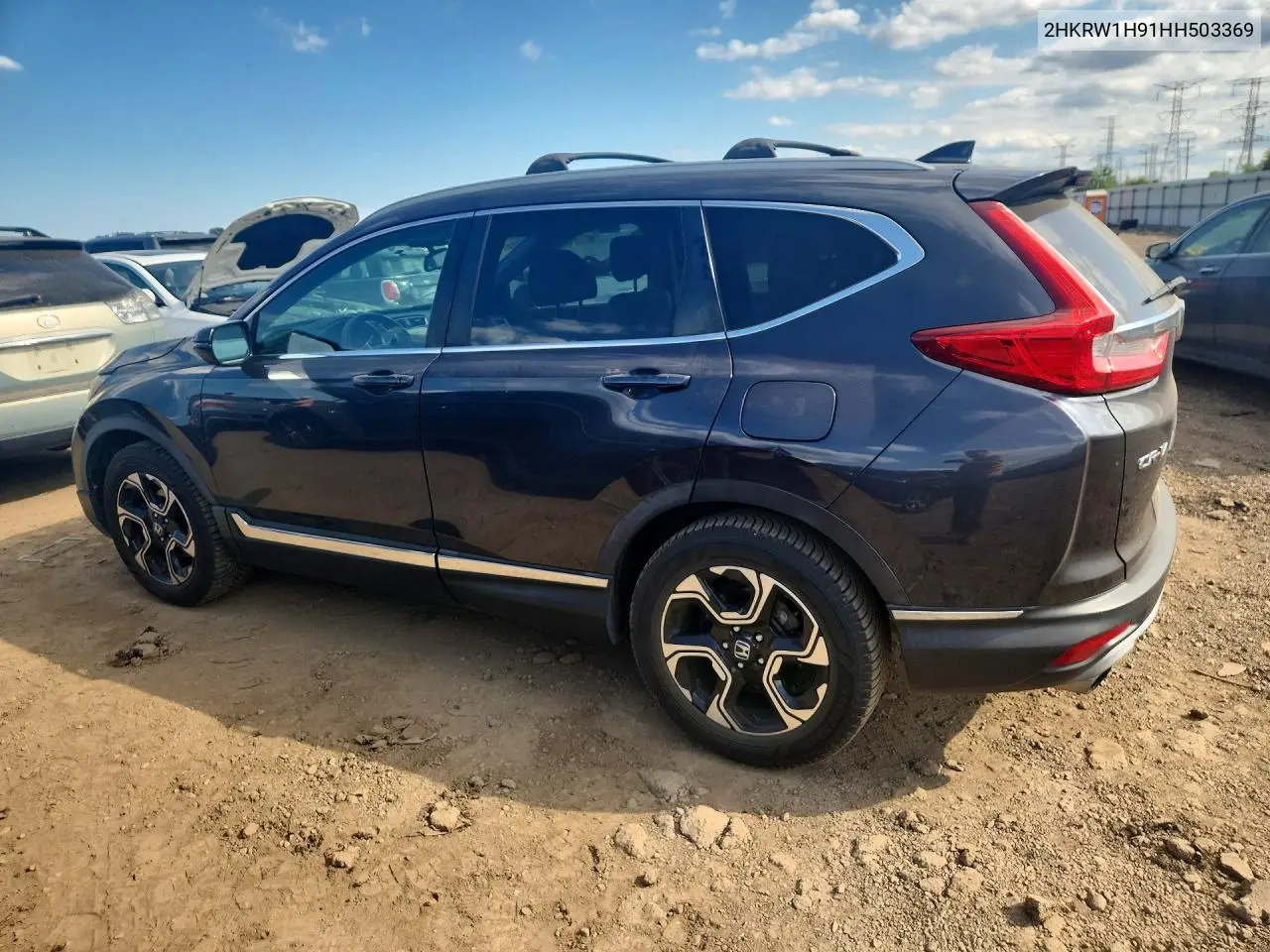 2017 Honda Cr-V Touring VIN: 2HKRW1H91HH503369 Lot: 61518316
