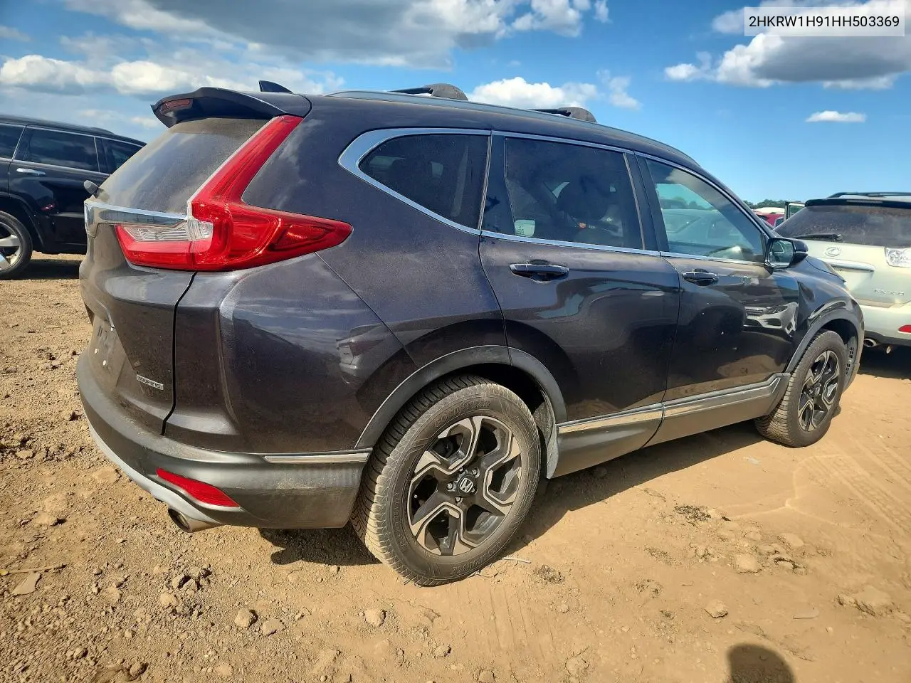 2017 Honda Cr-V Touring VIN: 2HKRW1H91HH503369 Lot: 61518316