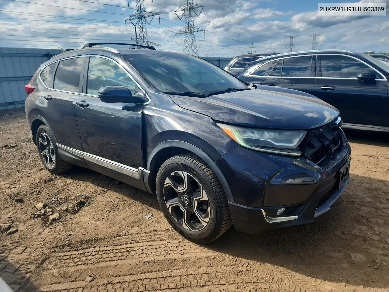 2017 Honda Cr-V Touring VIN: 2HKRW1H91HH503369 Lot: 61518316