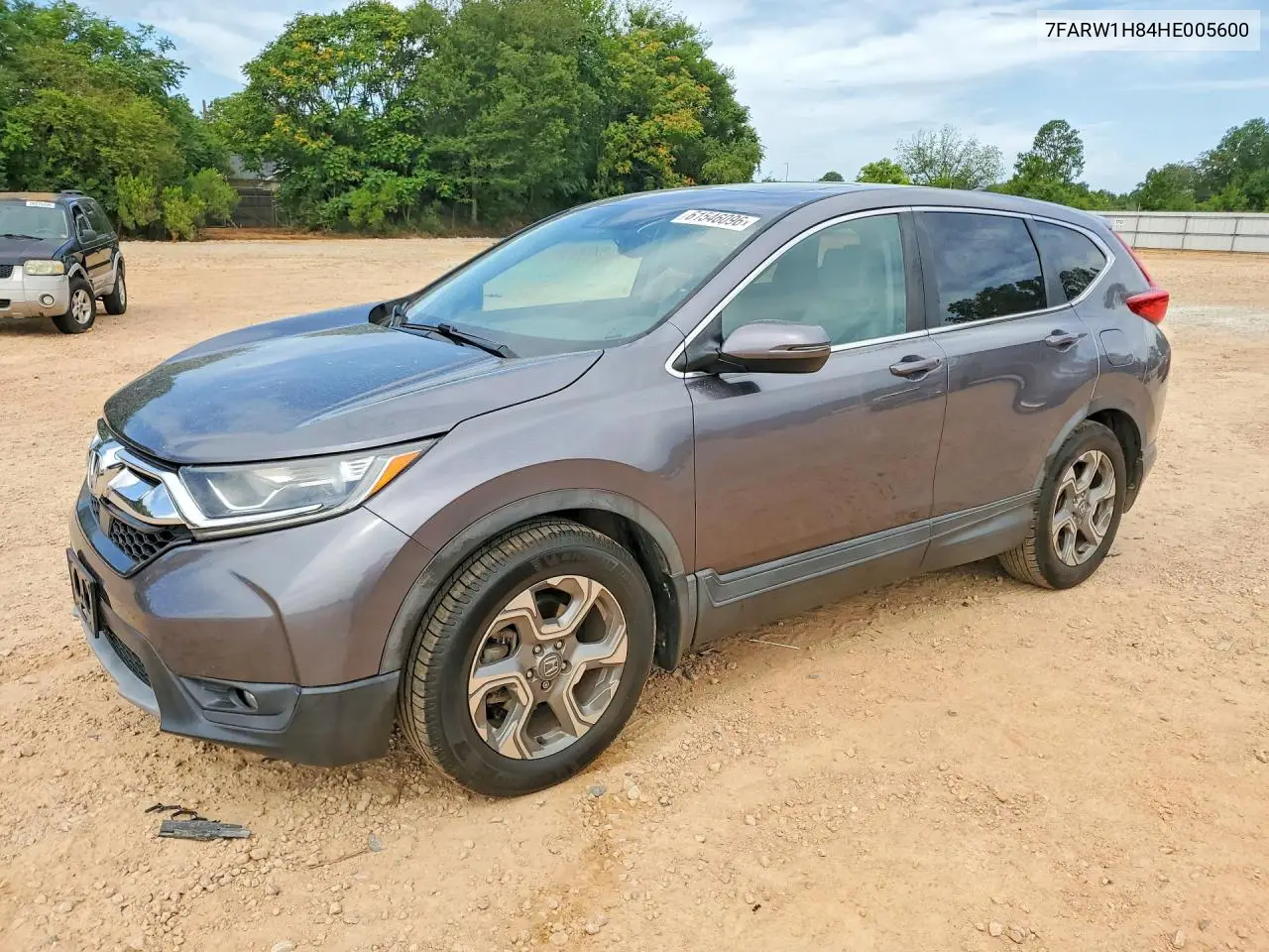 2017 Honda Cr-V Exl VIN: 7FARW1H84HE005600 Lot: 61546096