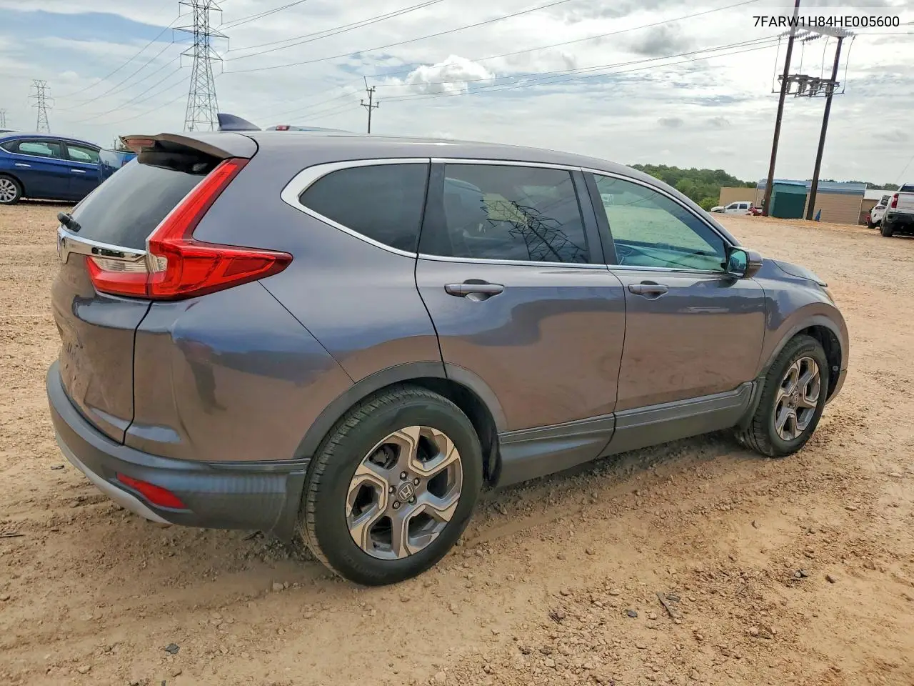 2017 Honda Cr-V Exl VIN: 7FARW1H84HE005600 Lot: 61546096