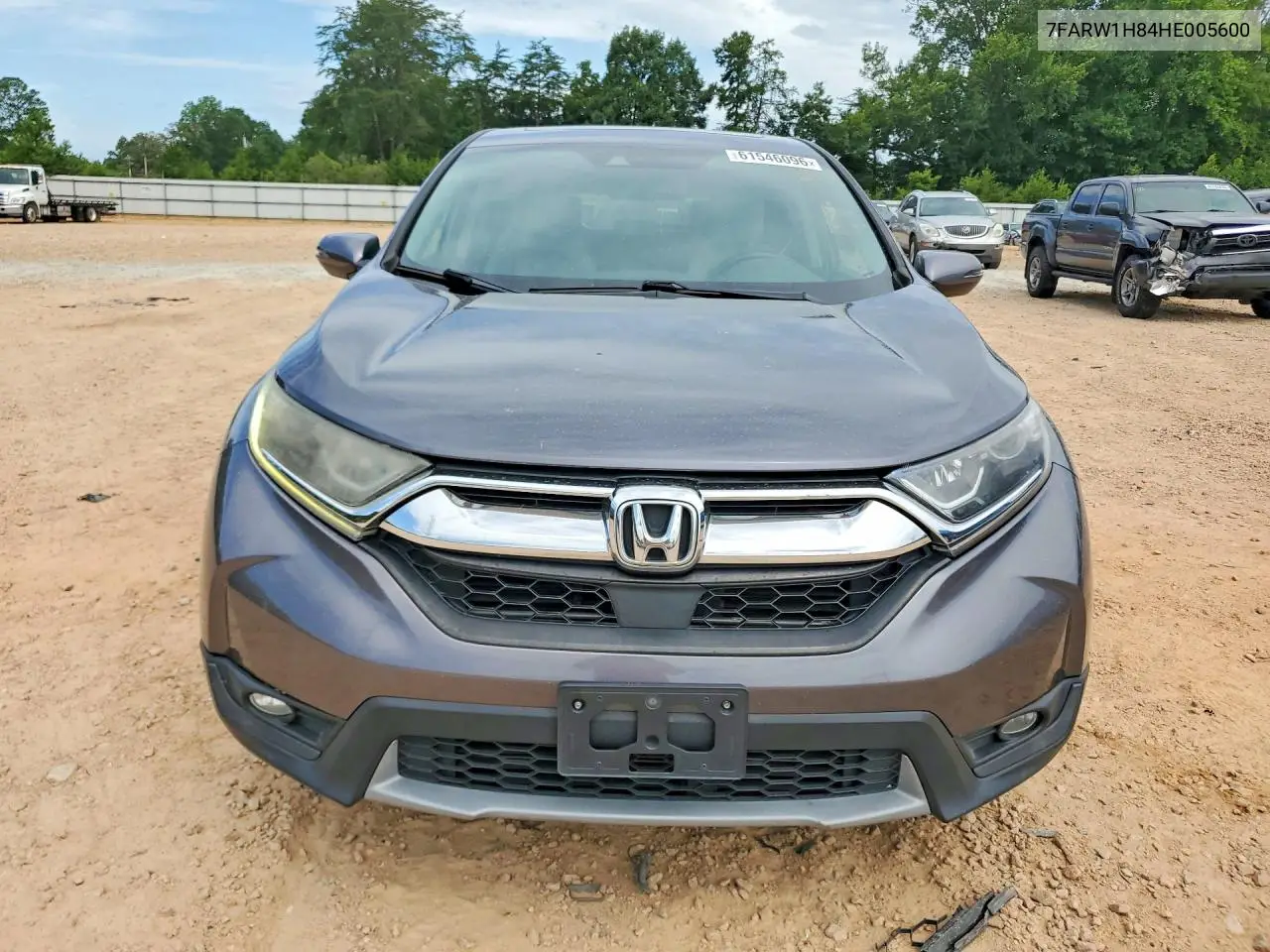 2017 Honda Cr-V Exl VIN: 7FARW1H84HE005600 Lot: 61546096