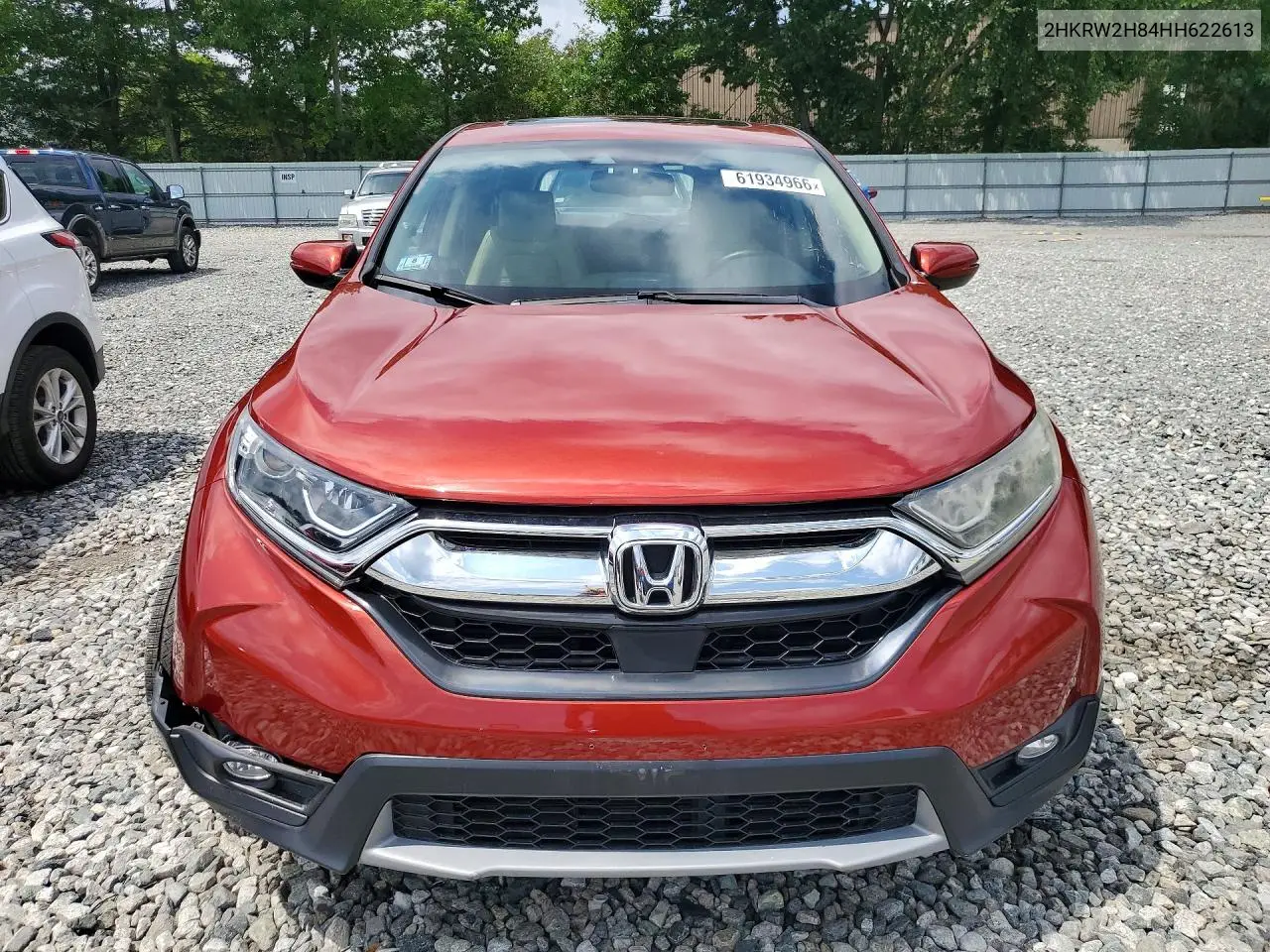 2017 Honda Cr-V Exl VIN: 2HKRW2H84HH622613 Lot: 61934966