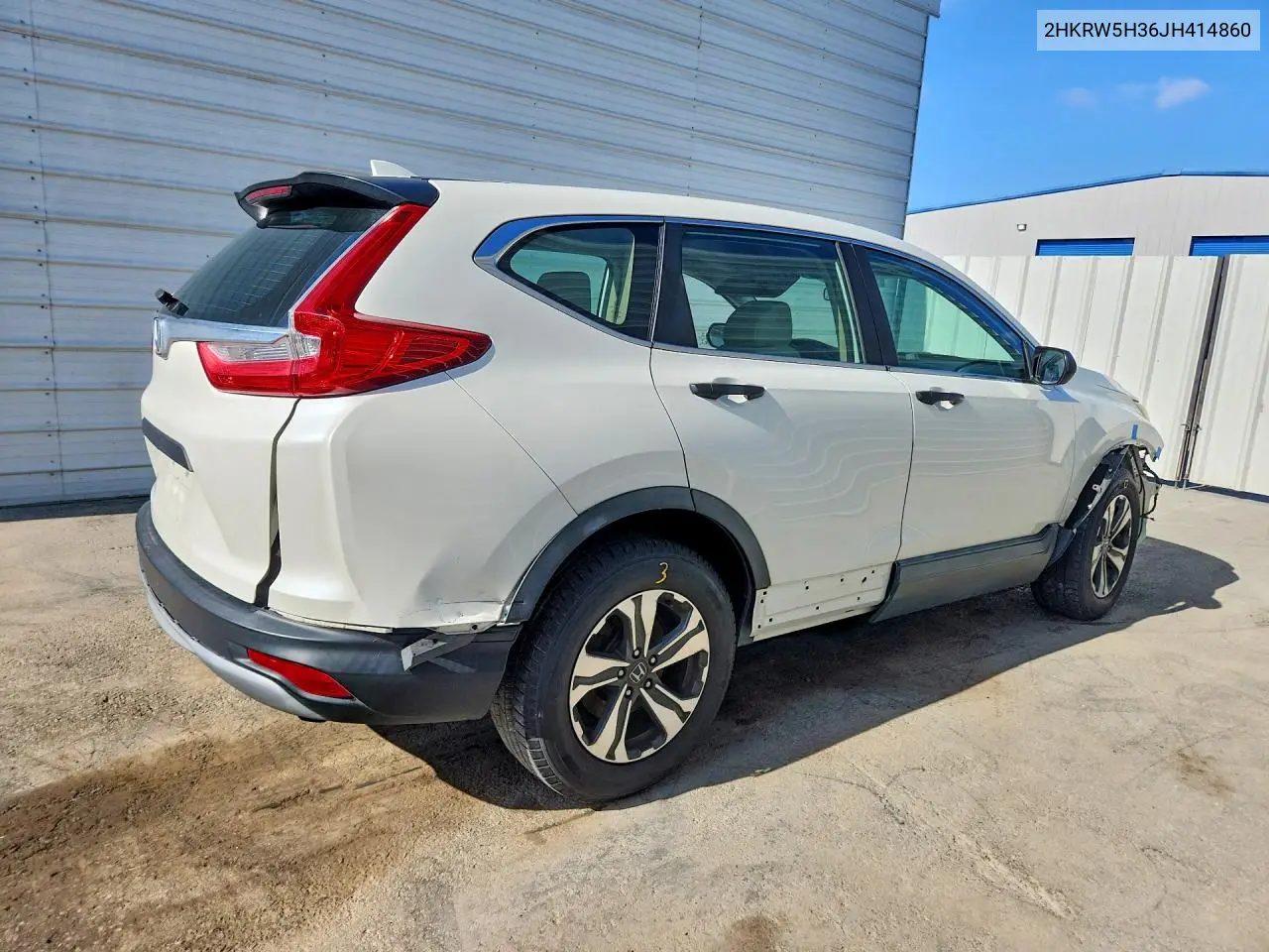 2018 Honda Cr-V Lx VIN: 2HKRW5H36JH414860 Lot: 58711516