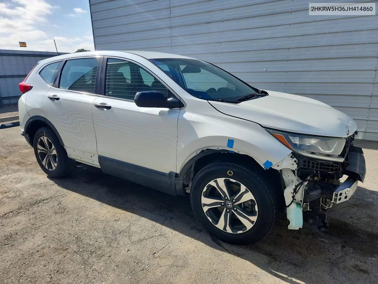 2018 Honda Cr-V Lx VIN: 2HKRW5H36JH414860 Lot: 58711516