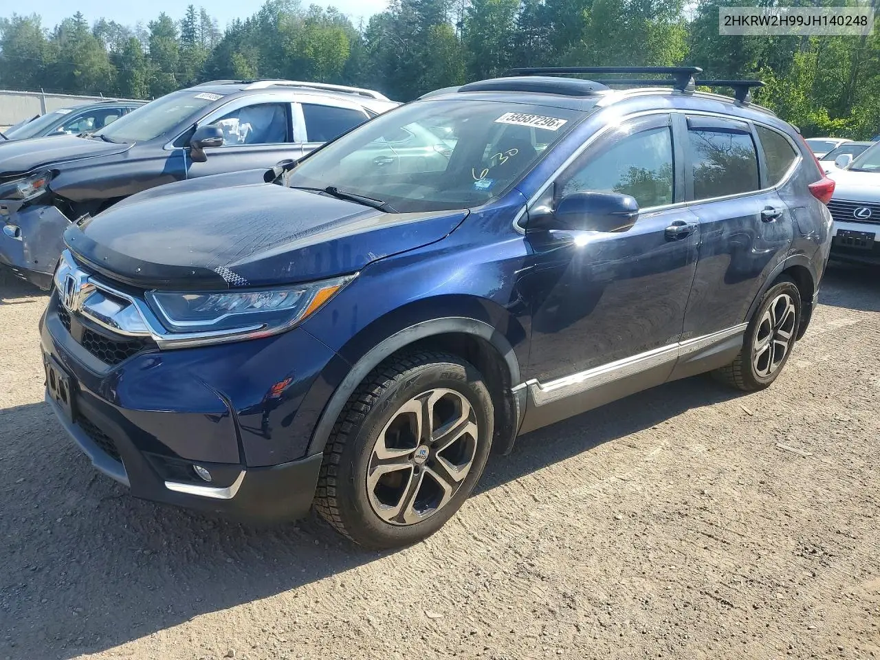 2018 Honda Cr-V Touring VIN: 2HKRW2H99JH140248 Lot: 59587296