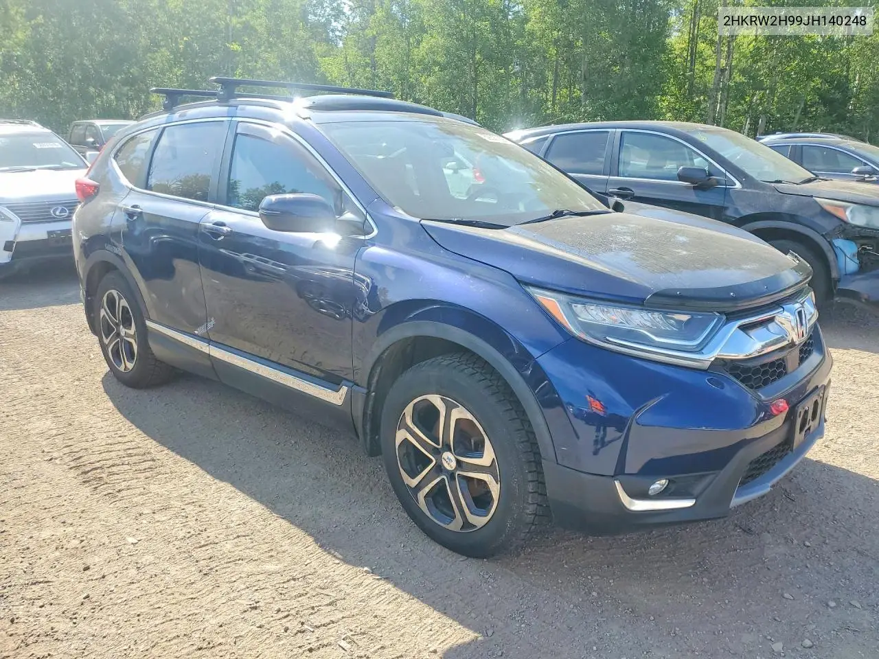 2018 Honda Cr-V Touring VIN: 2HKRW2H99JH140248 Lot: 59587296
