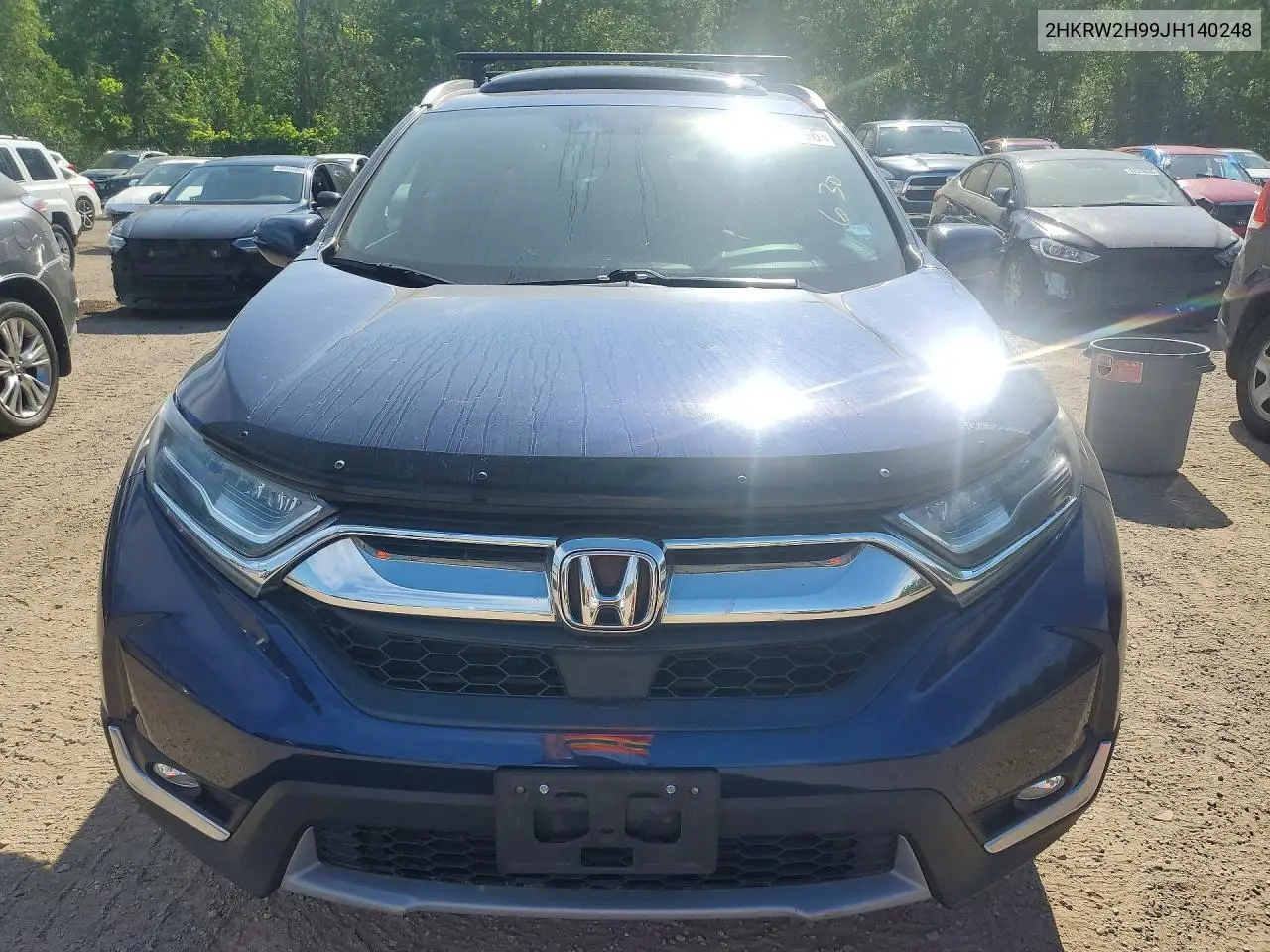 2018 Honda Cr-V Touring VIN: 2HKRW2H99JH140248 Lot: 59587296