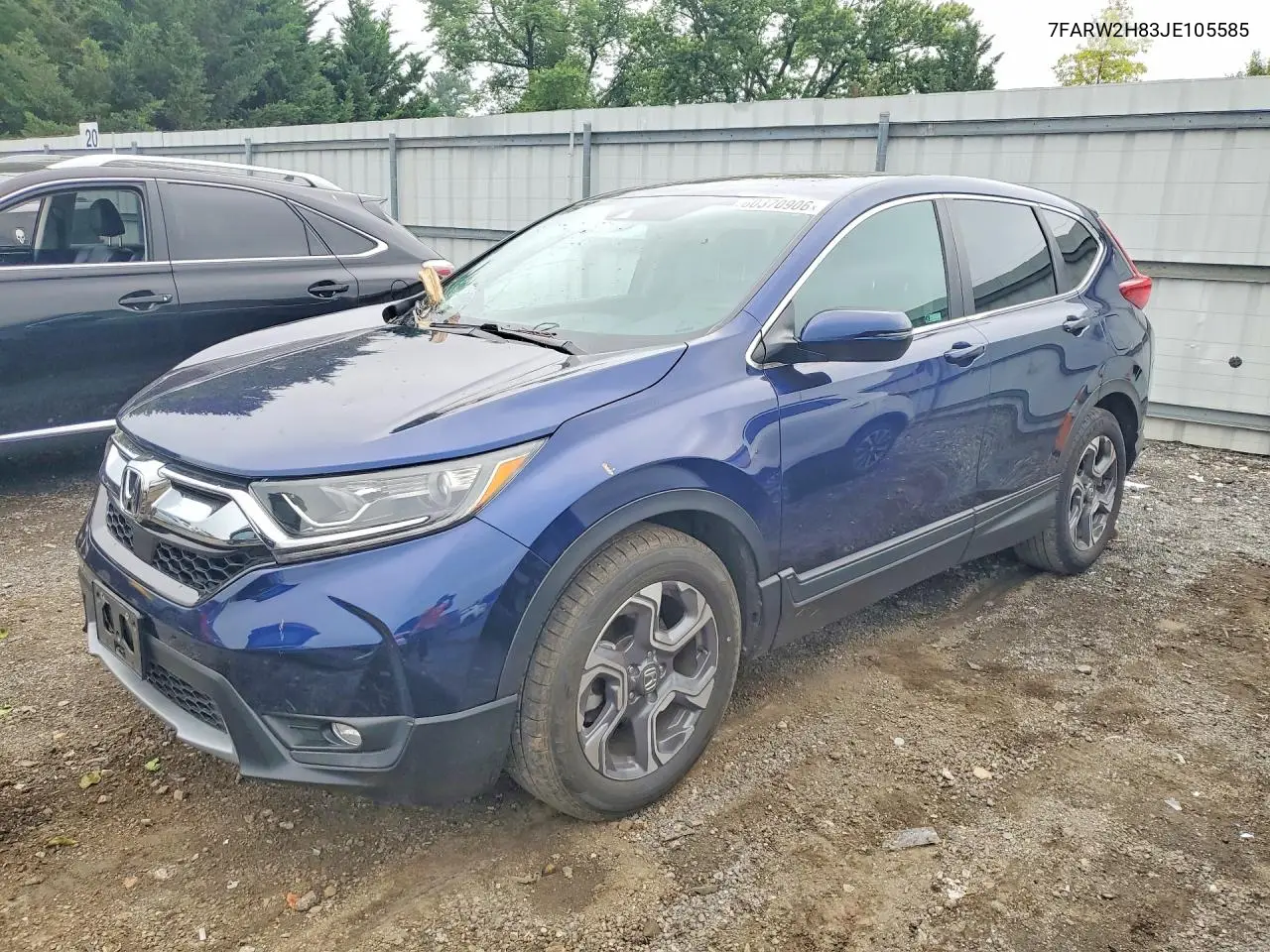 2018 Honda Cr-V Exl VIN: 7FARW2H83JE105585 Lot: 60370906
