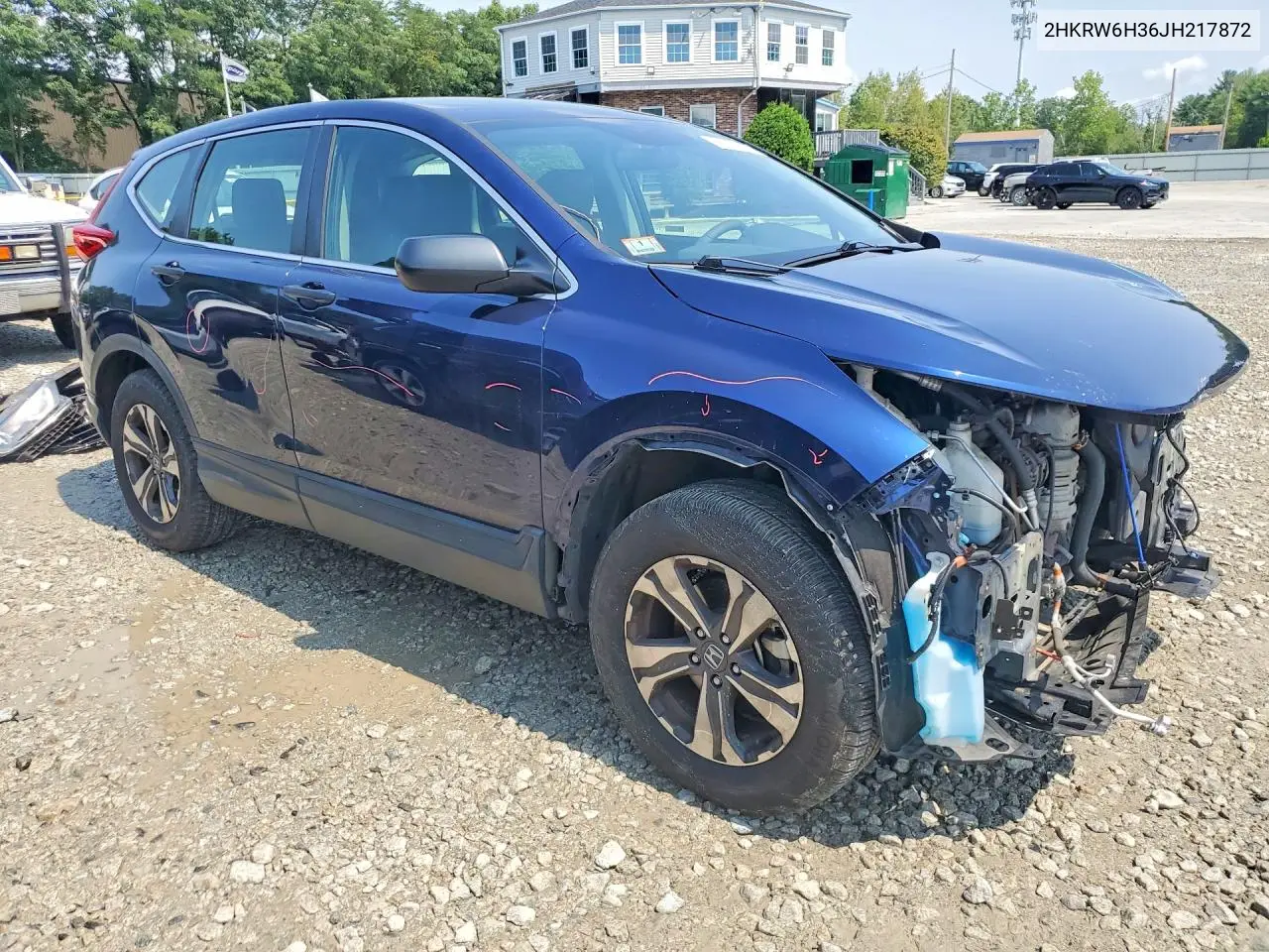 2018 Honda Cr-V Lx VIN: 2HKRW6H36JH217872 Lot: 61027306