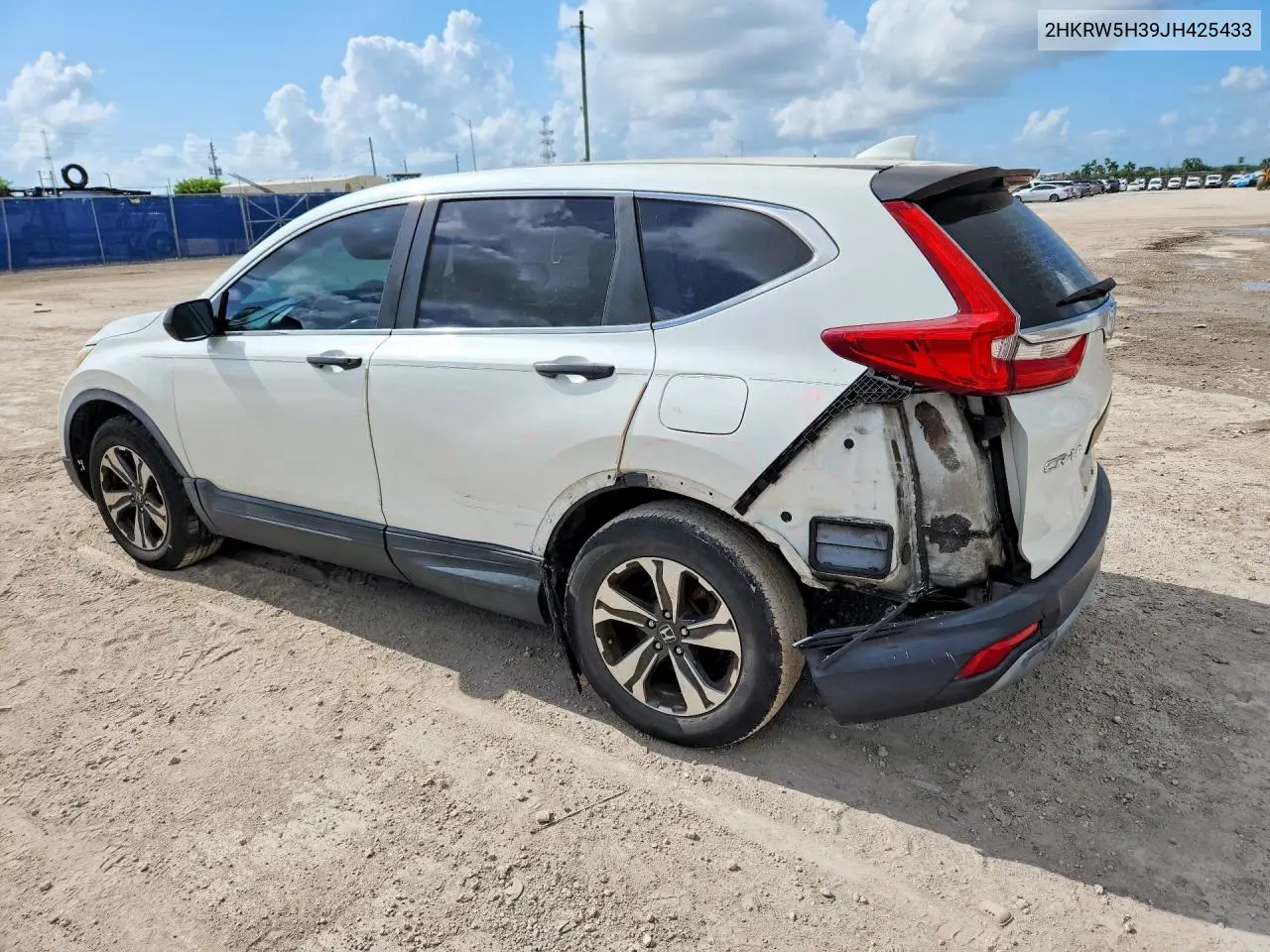 2018 Honda Cr-V Lx VIN: 2HKRW5H39JH425433 Lot: 62127206