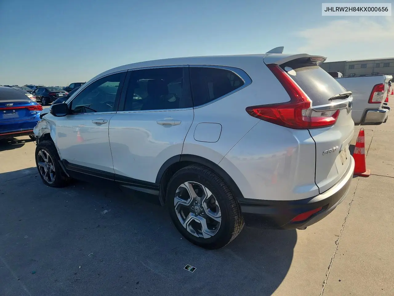 2019 Honda Cr-V Exl VIN: JHLRW2H84KX000656 Lot: 60120806