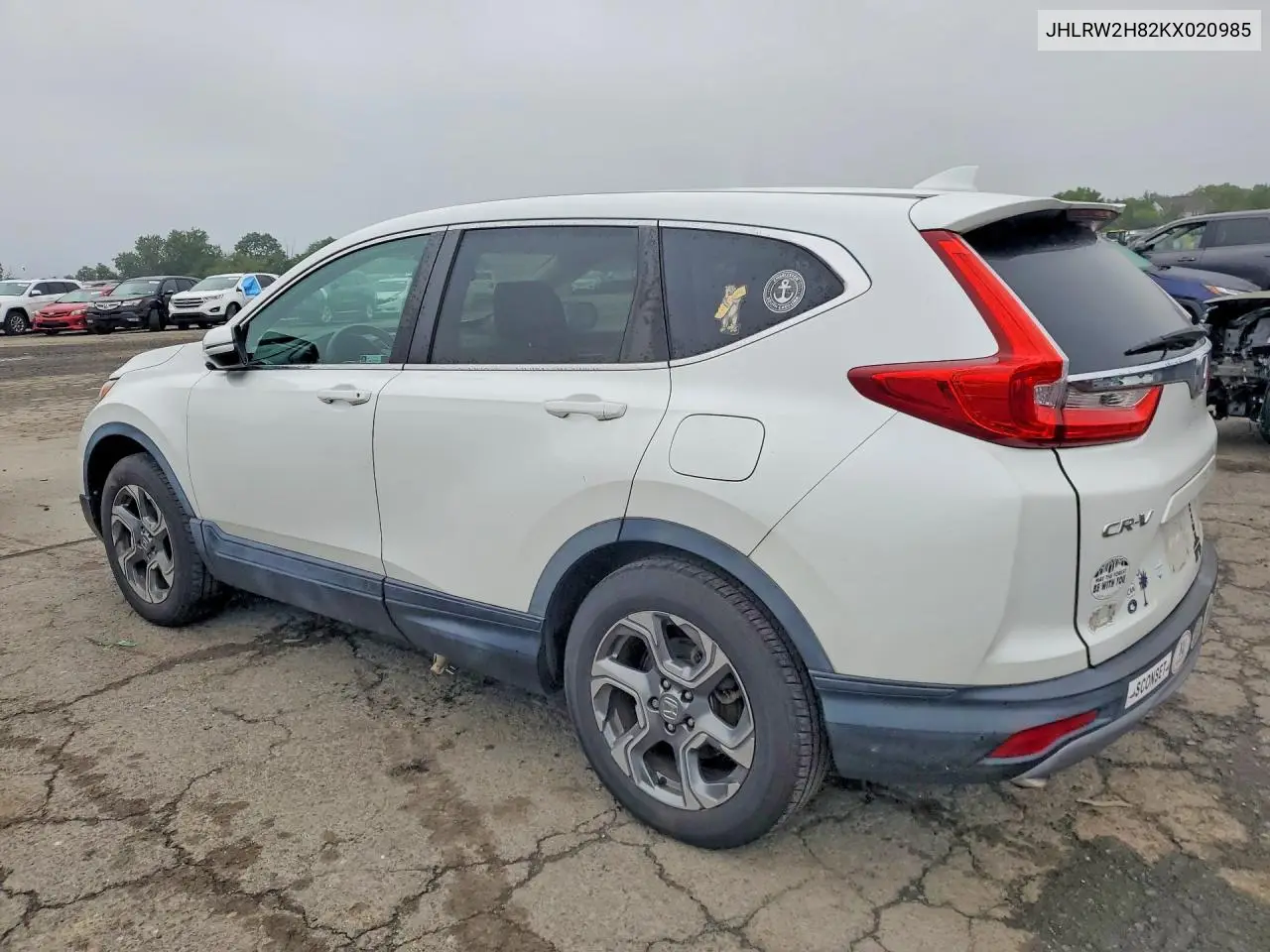 2019 Honda Cr-V Exl VIN: JHLRW2H82KX020985 Lot: 60291816