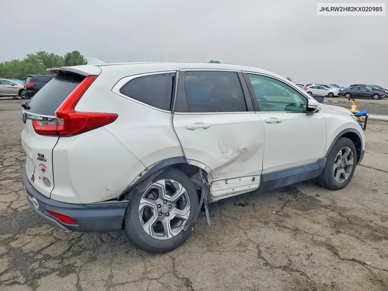 2019 Honda Cr-V Exl VIN: JHLRW2H82KX020985 Lot: 60291816