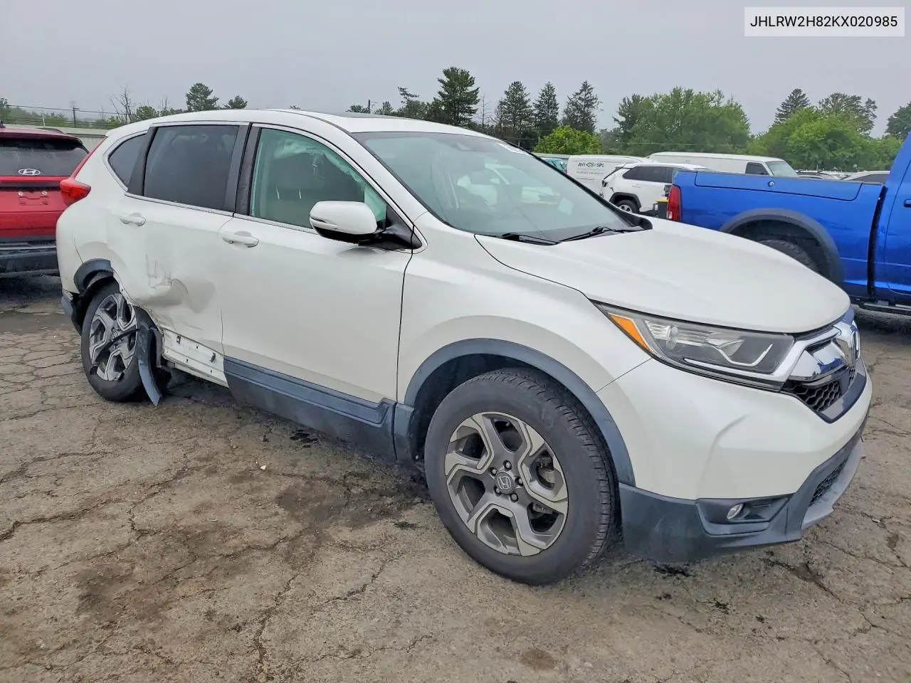 2019 Honda Cr-V Exl VIN: JHLRW2H82KX020985 Lot: 60291816