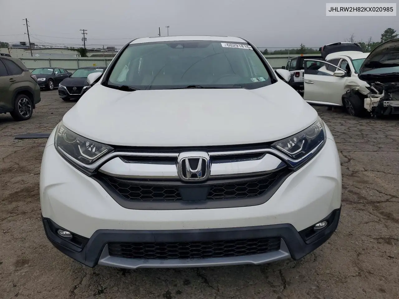 2019 Honda Cr-V Exl VIN: JHLRW2H82KX020985 Lot: 60291816