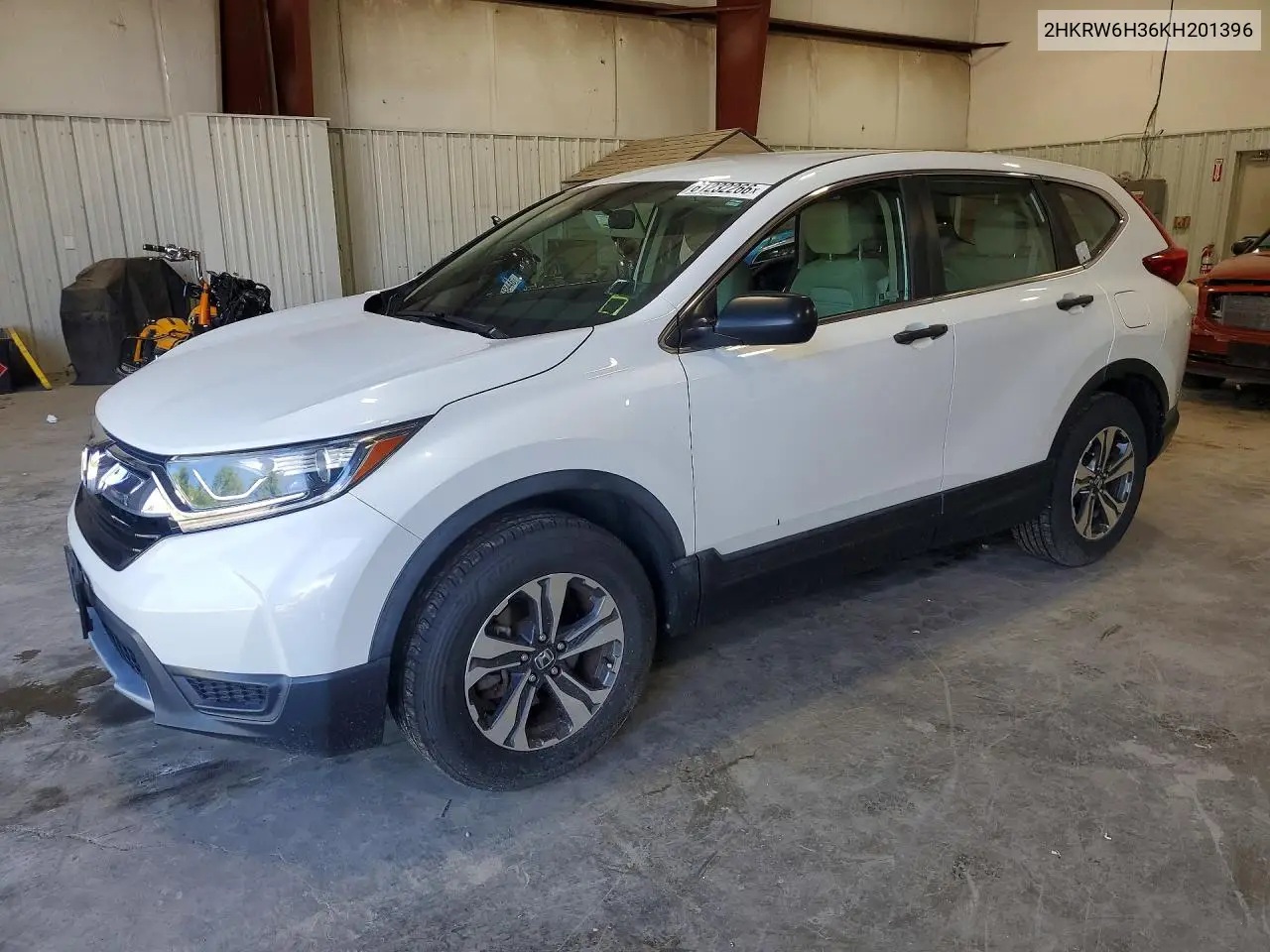 2019 Honda Cr-V Lx VIN: 2HKRW6H36KH201396 Lot: 61232266
