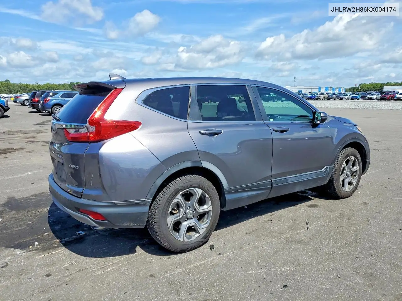 2019 Honda Cr-V Exl VIN: JHLRW2H86KX004174 Lot: 61247826