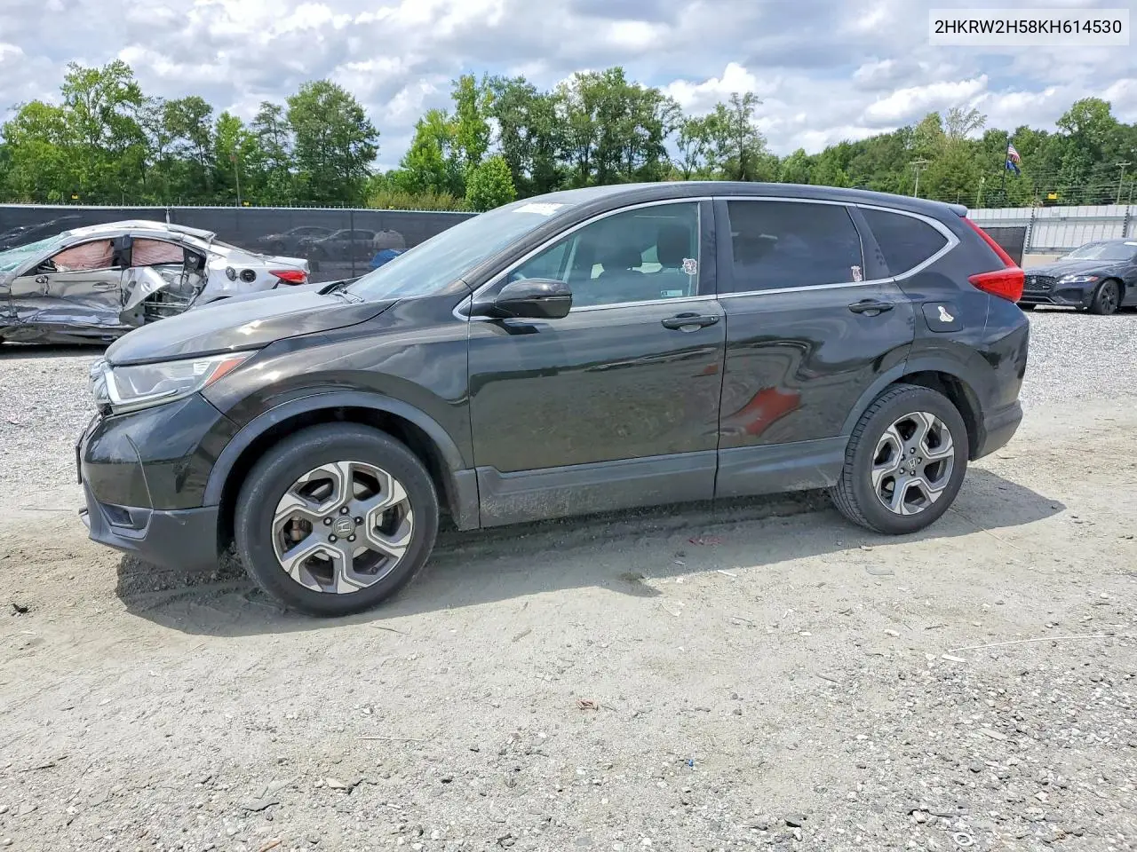 2019 Honda Cr-V Ex VIN: 2HKRW2H58KH614530 Lot: 61763096