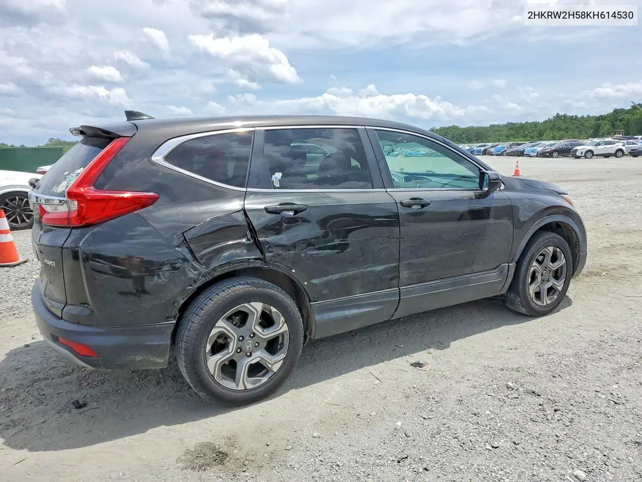2019 Honda Cr-V Ex VIN: 2HKRW2H58KH614530 Lot: 61763096