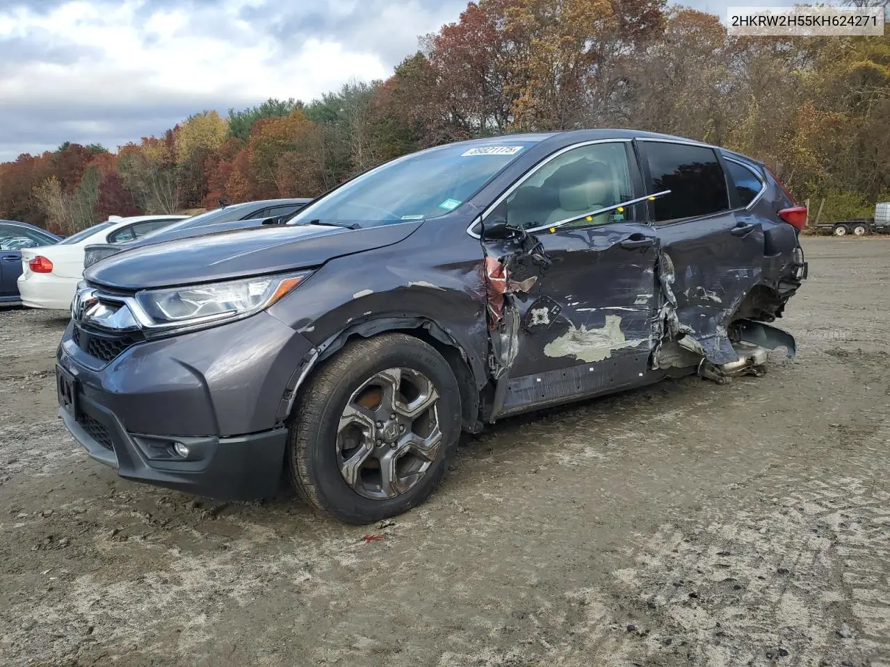 2HKRW2H55KH624271 2019 Honda Cr-V Ex