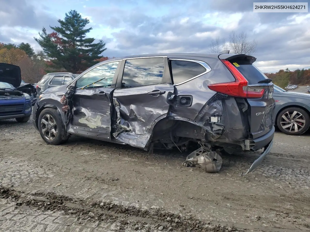 2HKRW2H55KH624271 2019 Honda Cr-V Ex