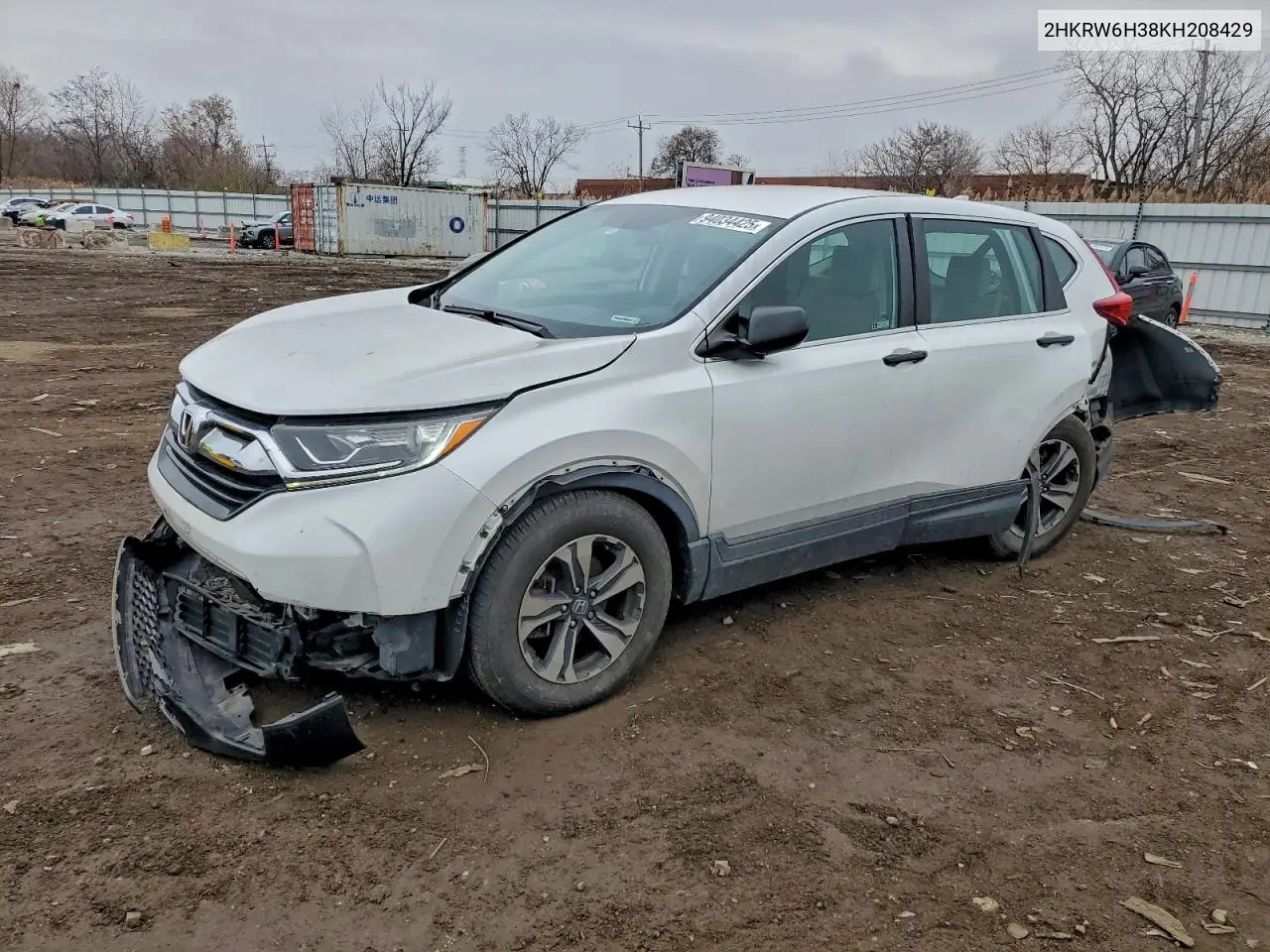 2HKRW6H38KH208429 2019 Honda Cr-V Lx