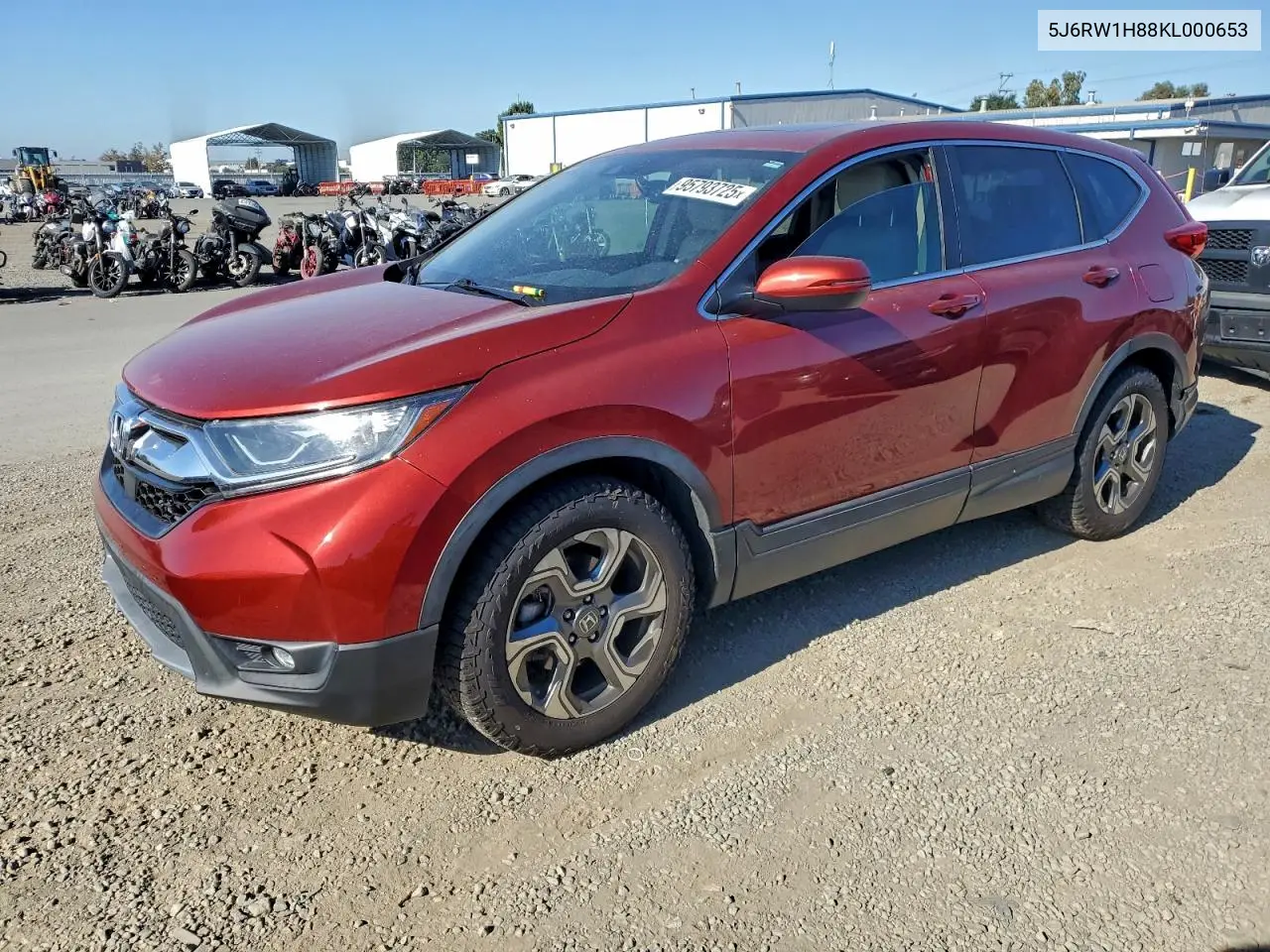 5J6RW1H88KL000653 2019 Honda Cr-V Exl