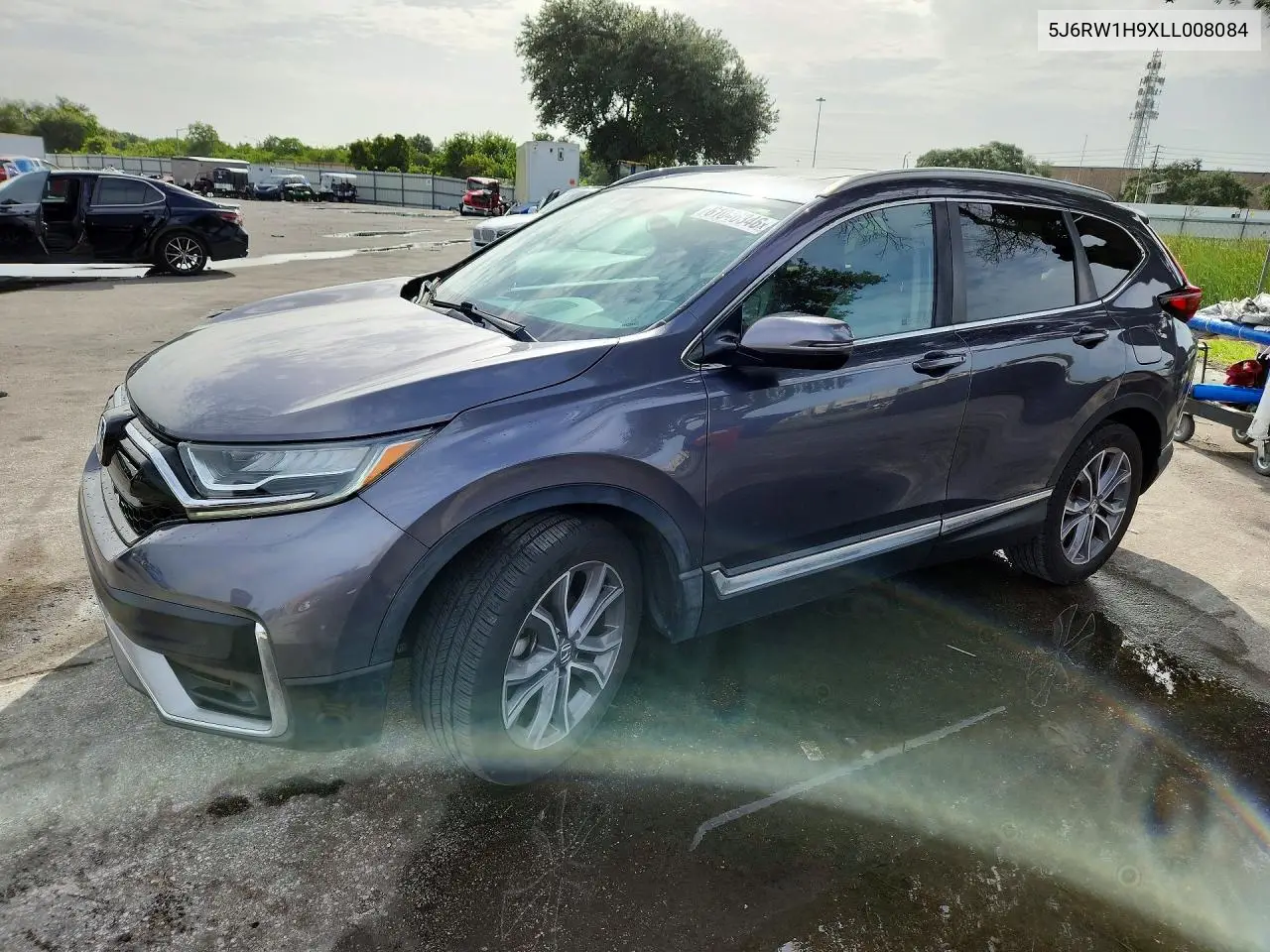 2020 Honda Cr-V Touring VIN: 5J6RW1H9XLL008084 Lot: 61046346