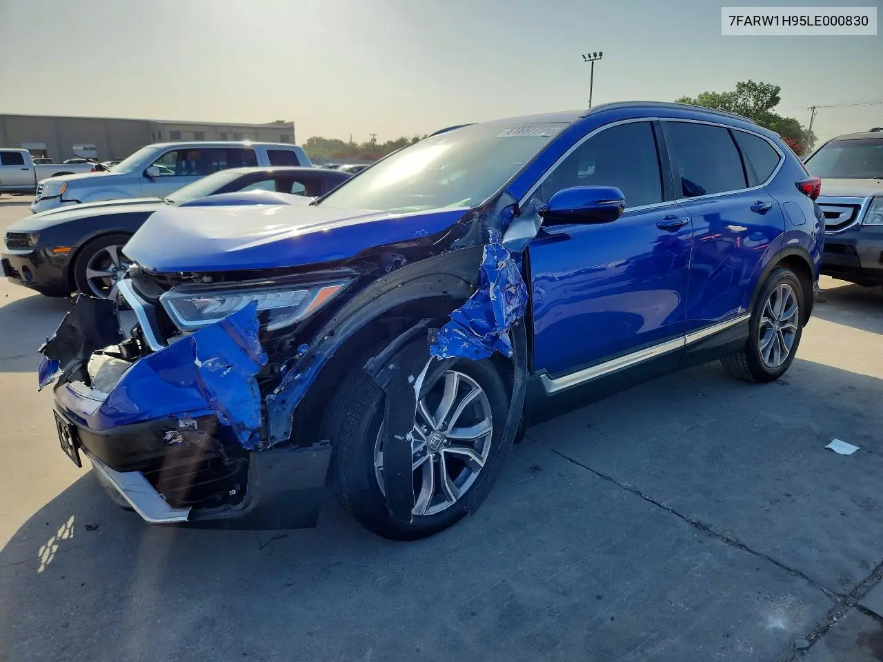 2020 Honda Cr-V Touring VIN: 7FARW1H95LE000830 Lot: 61857756