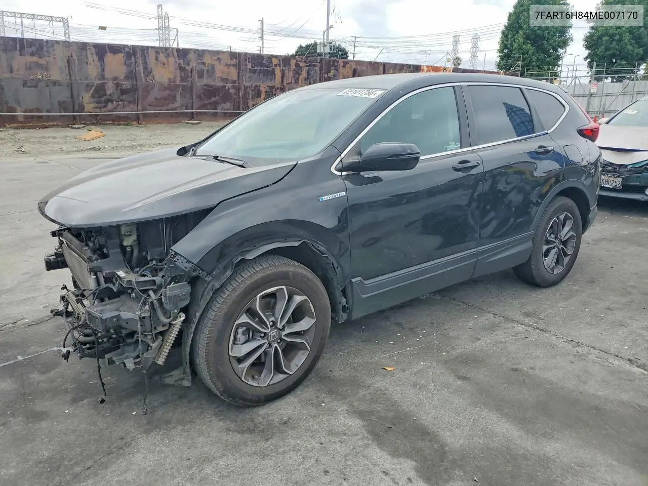 7FART6H84ME007170 2021 Honda Cr-V Exl