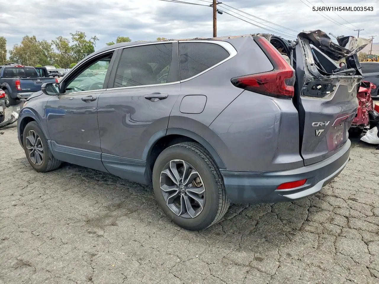 2021 Honda Cr-V Ex VIN: 5J6RW1H54ML003543 Lot: 59370156