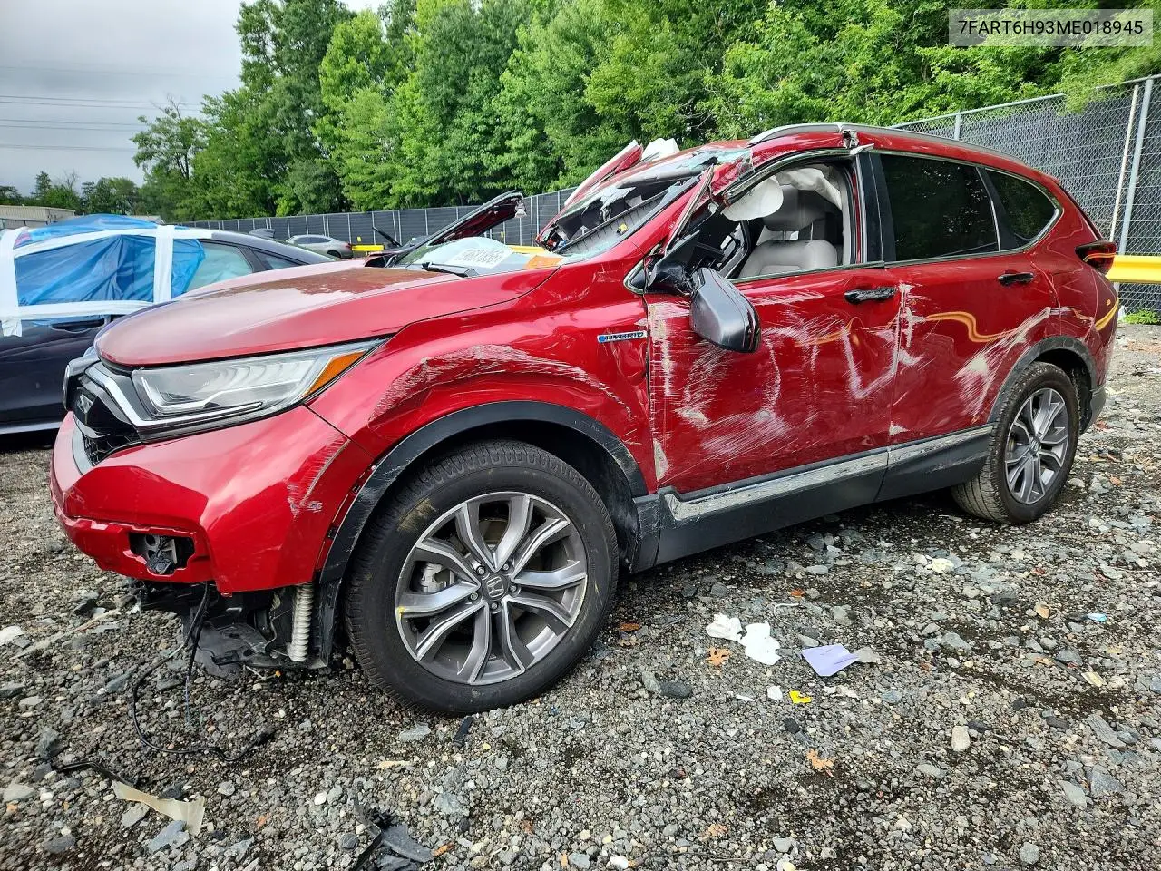 2021 Honda Cr-V Touring VIN: 7FART6H93ME018945 Lot: 59681856